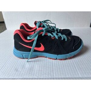 Nike Women Black Blue and Pink Sneakers US 7.5